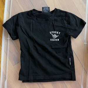 Spooky Season Kids Black T-Shirt